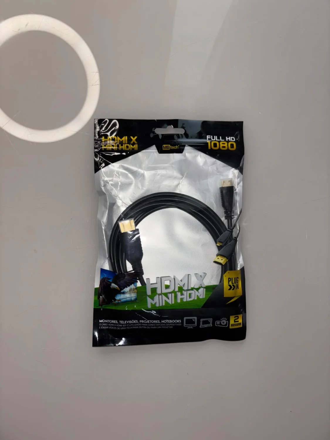 Cabo HDMI para Mini HDMI da marca MBTech. - 1